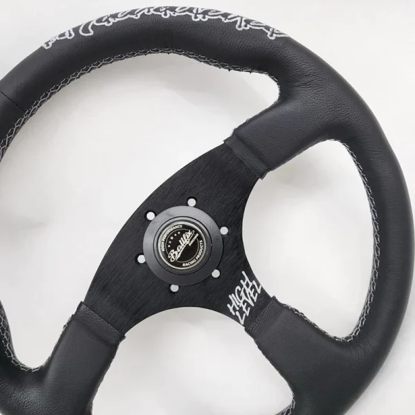 พวงมาลัย Ballfix Highlevel แท้ ตรง สเป็คทุกรุ่น Steering Wheel พวงแต่ง พวงซิ่ง รถยนต์ บอลฟิค ไฮเลเวล